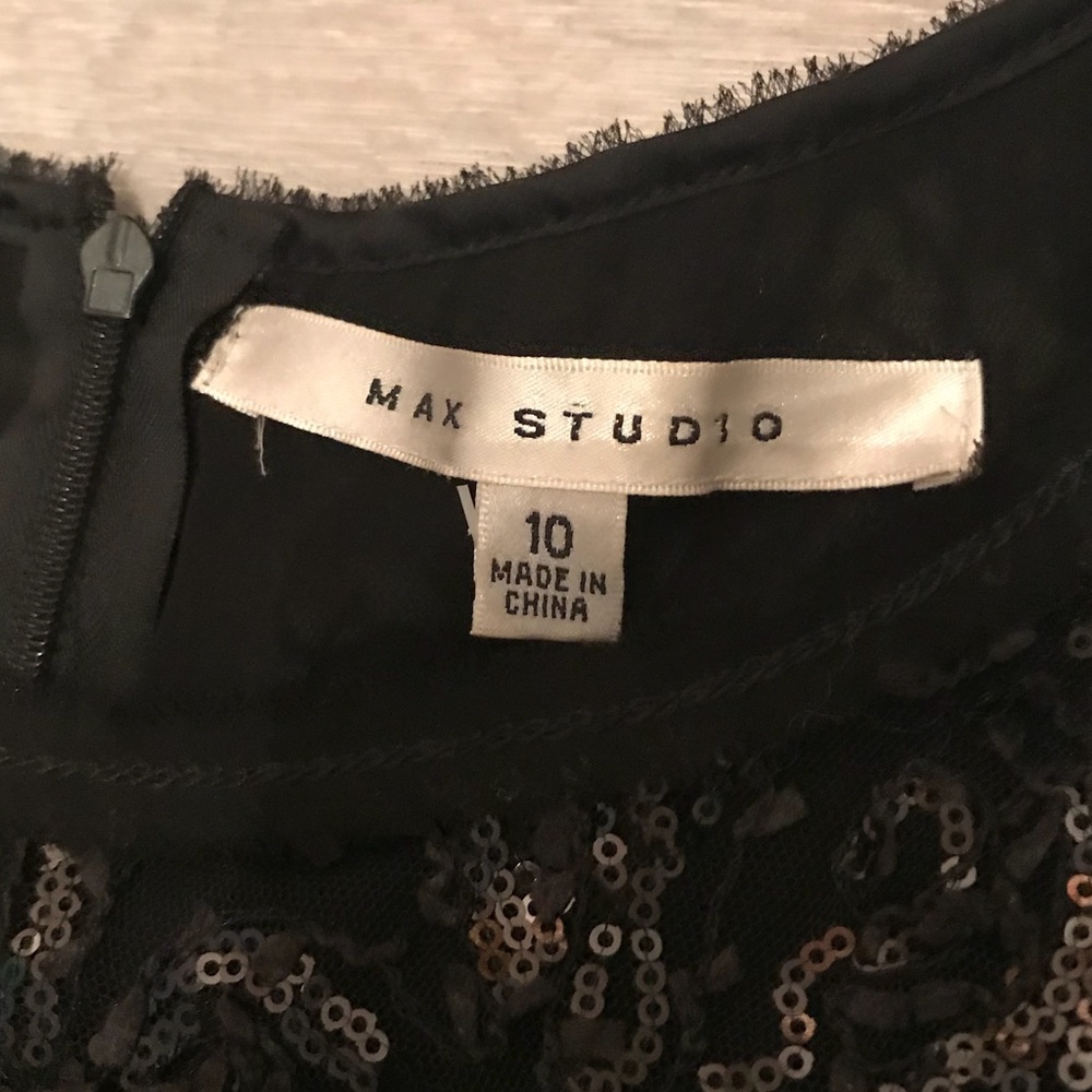 Max Studio Black Sequin Dress - Picture 4 of 6